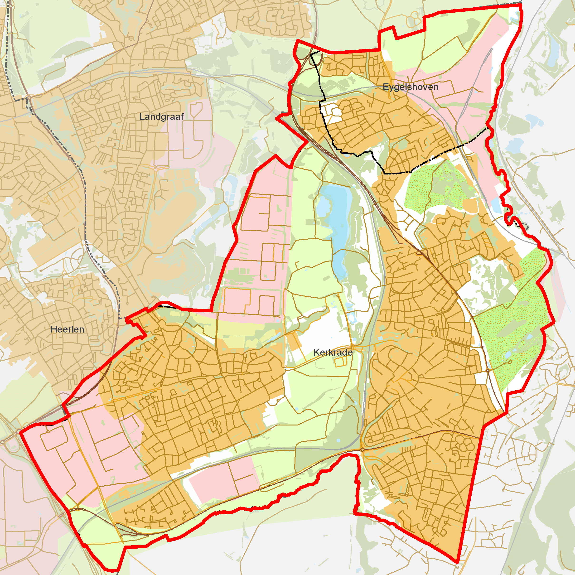 Groeniek werkgebied Kerkrade