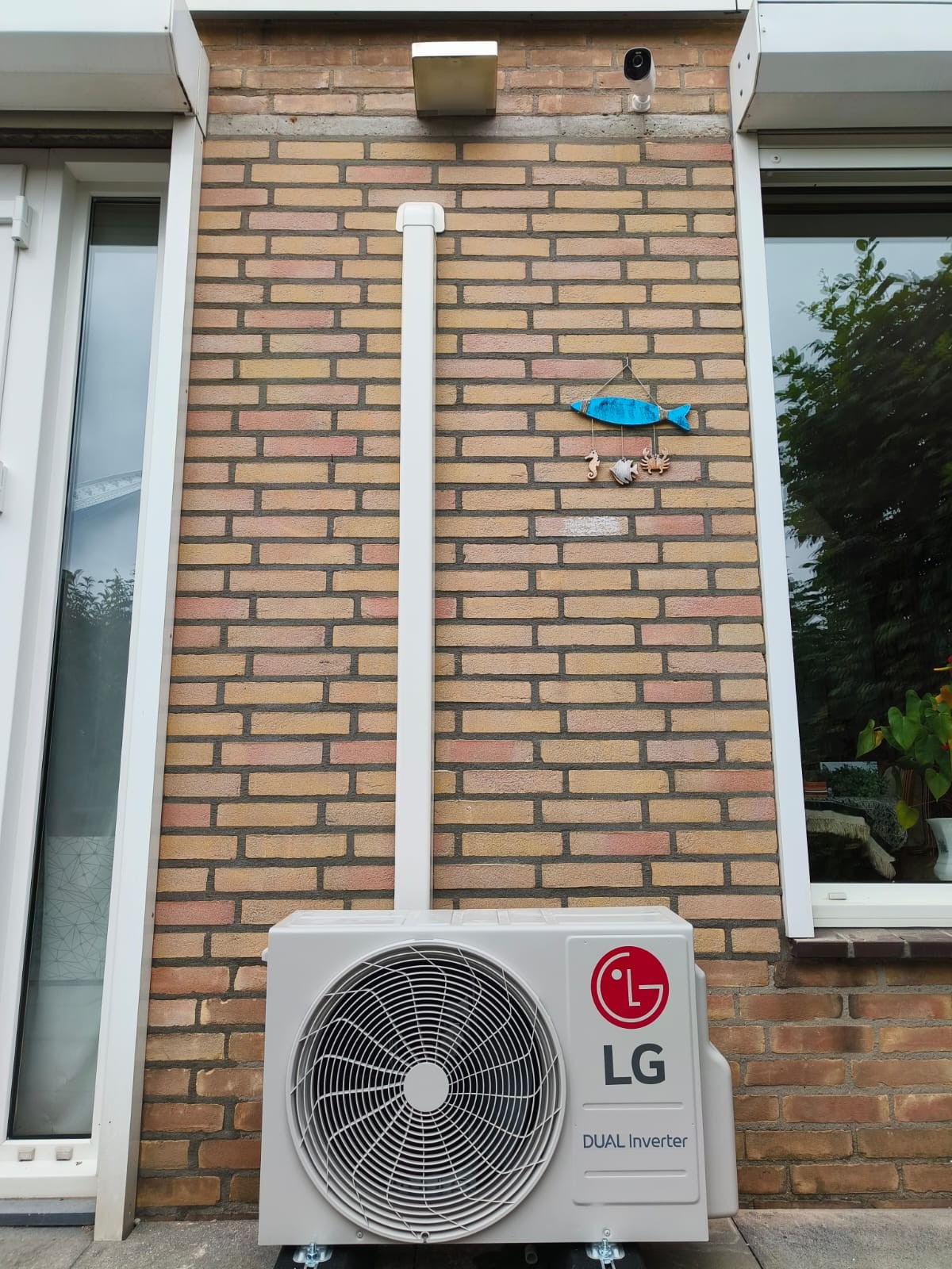 Single-split airco binnenunit aan de muur